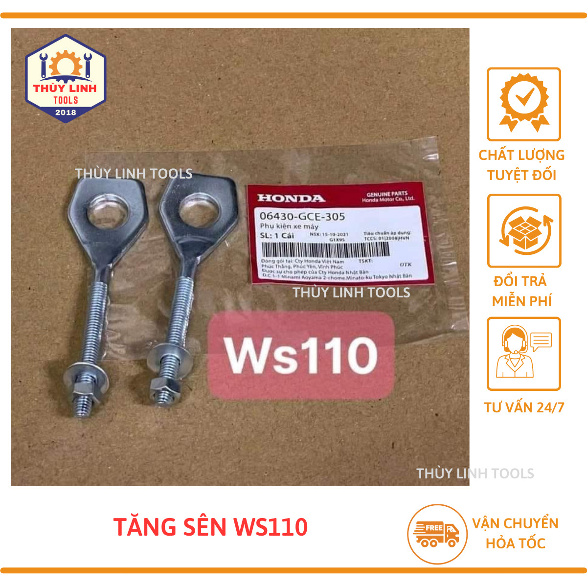 Tăng sên dream/wa/rs/ws110 xe máy honda dream/wave/rs/ws110 thùy linh tools