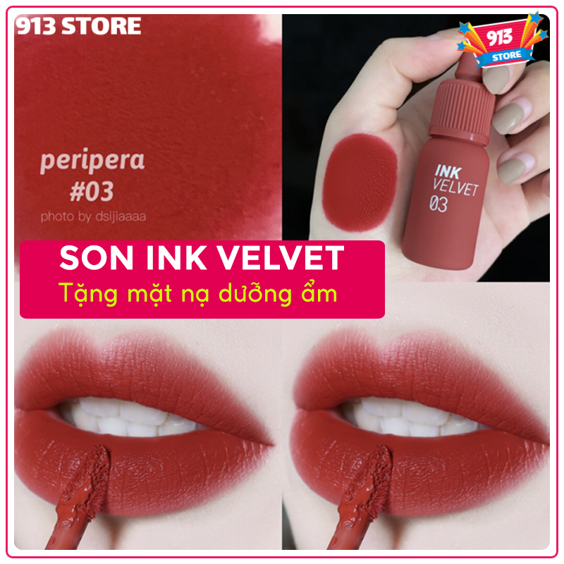 INK THE VELVET PERIPERA màu mới, son ink velvet màu đỏ cam, son ink velvet 2019, son ink màu 02, son ink mới, son ink velvet 03, son ink velvet 07, son ink velvet 02 , peripera ink velvet