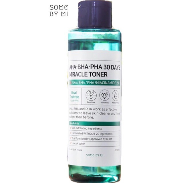 Nước hoa hồng 150ml aha-bha-pha 30 days miracle toner han quoc