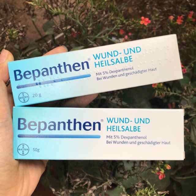 [11/2022] Kem chống hăm Bepanthen 20gr Đức/100gr Pháp