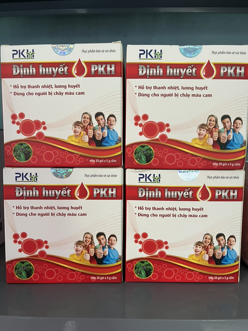 Định huyết pkh hỗ trợ lương huyết cầm máu