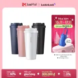 Bình giữ nhiệt Lock&Lock Energetic One Touch - 550ml-400ml - LHC3249 - Thép không gỉ - 4màu - nắp bật dễ dàng - Giữ lạnh hơn 12h