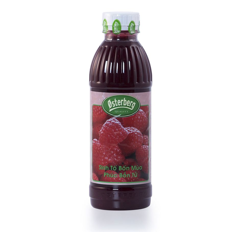 Sinh tố hiệu osterberg vị phúc bồn tử thể tích chai 1000ml đúng như mô tả 100%