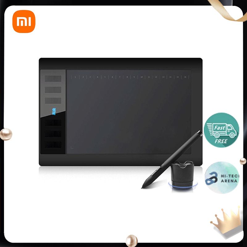 [NEW MODEL 2021] [GIAO NHANH HCM] Bảng vẽ điện tử GAOMON 1060 PRO 10x6 inches, cảm ứng nhạy, lực nhấn 8192, độ phân giải cao 5080 lpi, bảng nâng cấp mới dùng cho Ps, Ai, FL, AutoCard - Hi Tech Arena