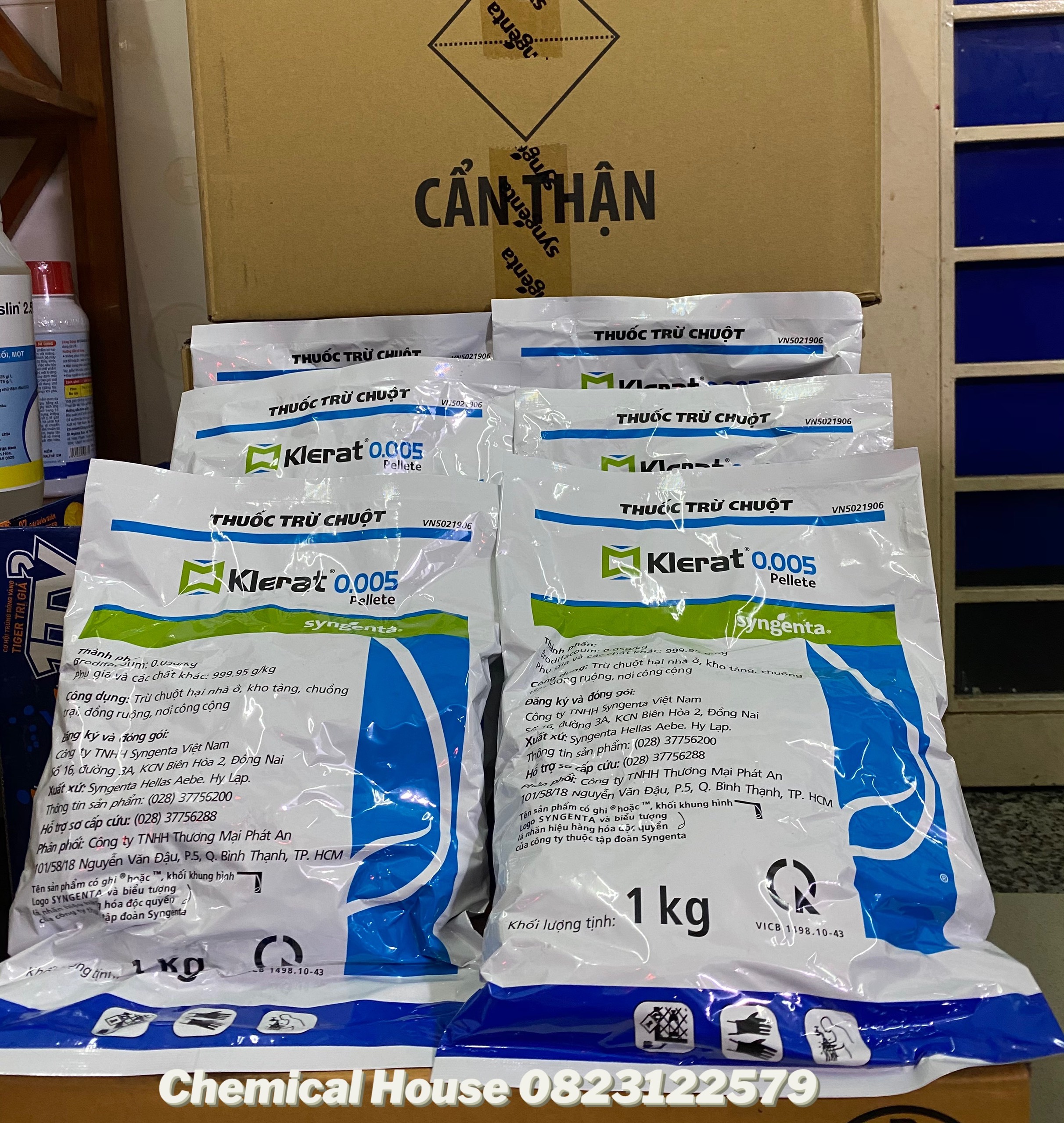 Thuốc diệt chuột Klerat túi 1kg