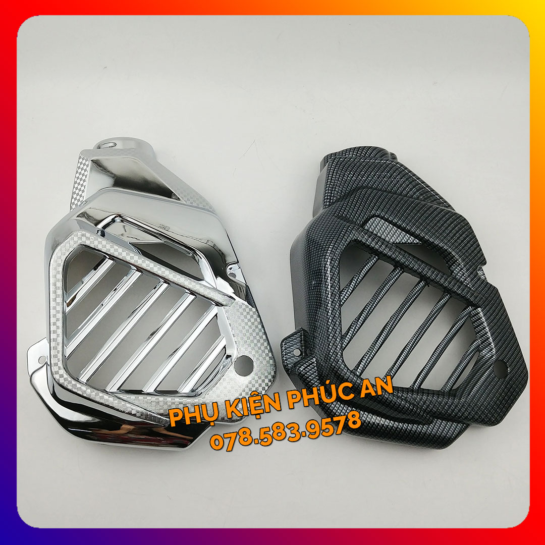 Ốp che bảo vệ két nước xe ab airblade đời 2013 2014 2015 chụp quạt gió - đồ phụ kiện trang trí