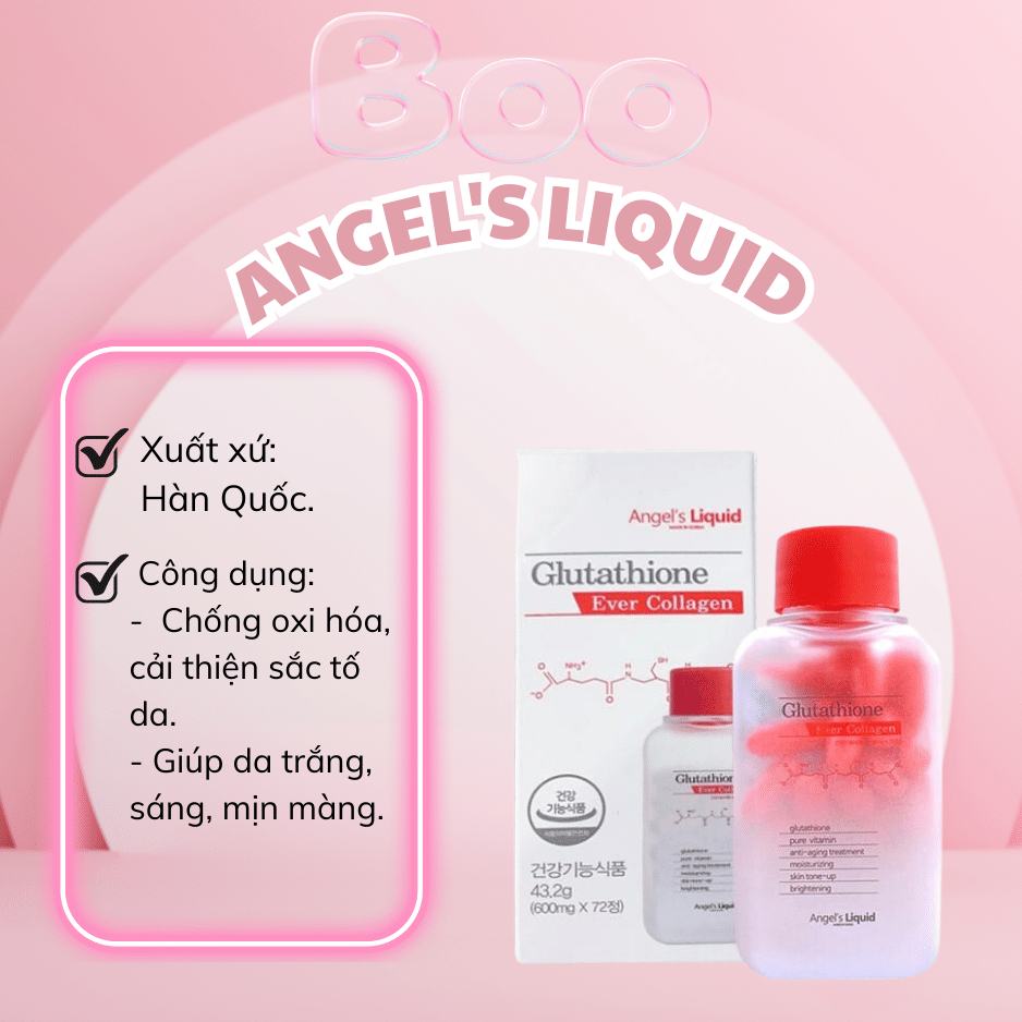 angel's liquid glutathione ever collagen Mua Trắng da Angel's Liquid Online, Giá Tốt