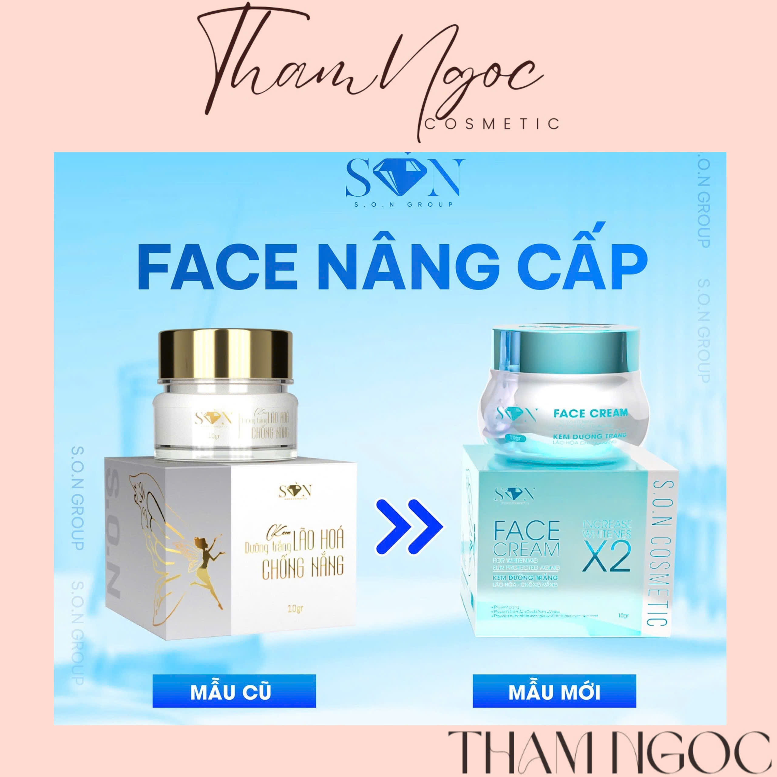 KEM FACE SON DƯỠNG TRẮNG X2 CHỐNG LÃO HÓA MỚI 2024 NGUYỄN TIÊN