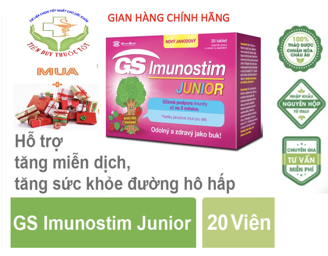 GS Imunostim Junior - Giúp bé tăng cường sức đề kháng đường hô hấp