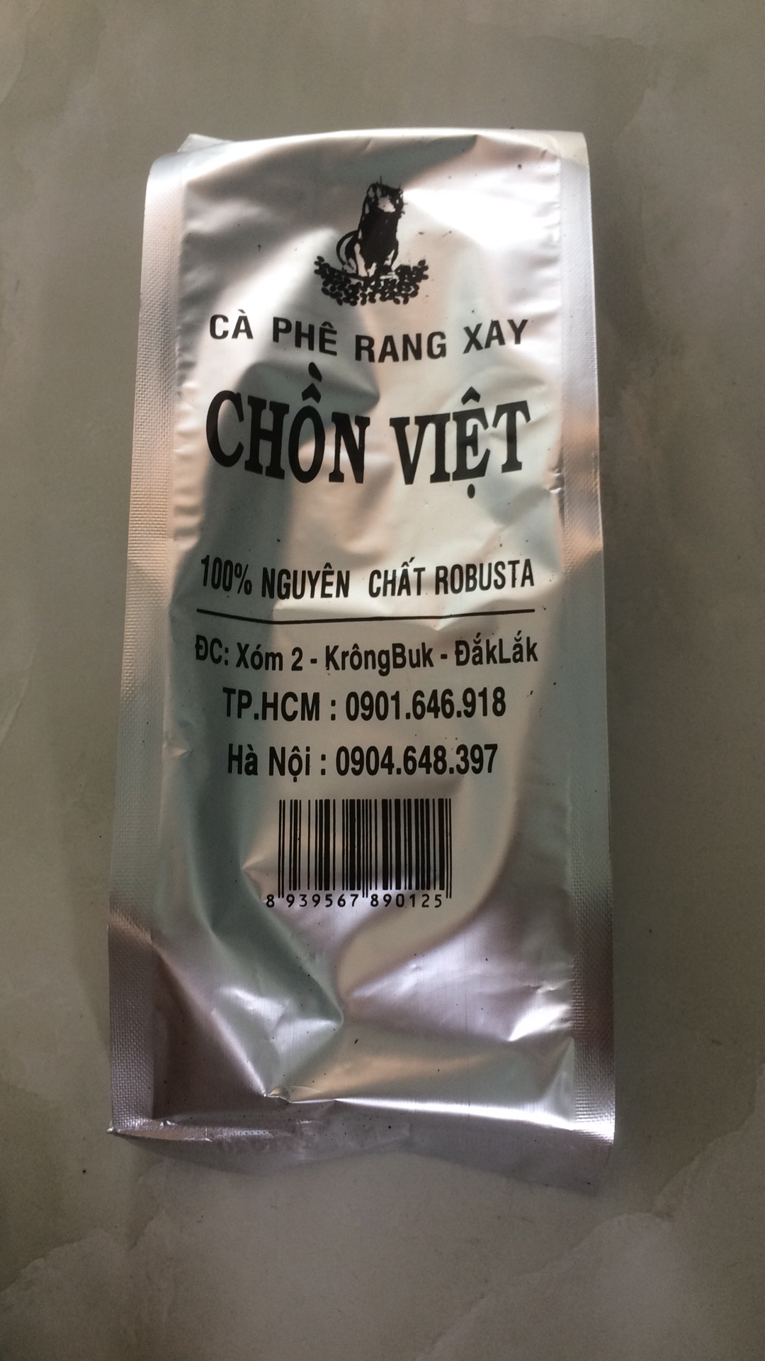 5kg 10 gói cà phê chồn bạc