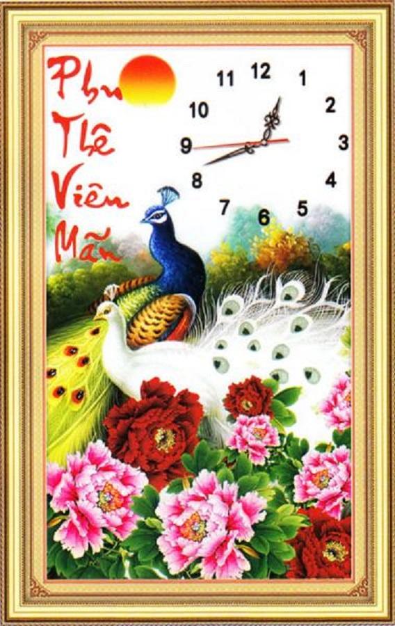 Tranh thêu chữ thập phu the viên mãn dlh-222897