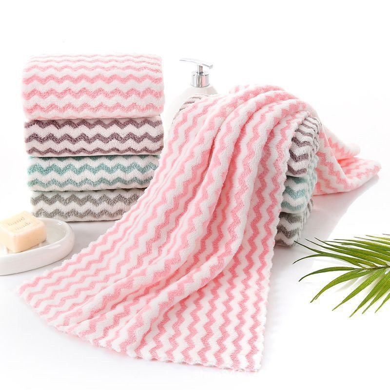 Khăn mặt lông cừu hàn quốc 50x30cm siêu mềm mịn