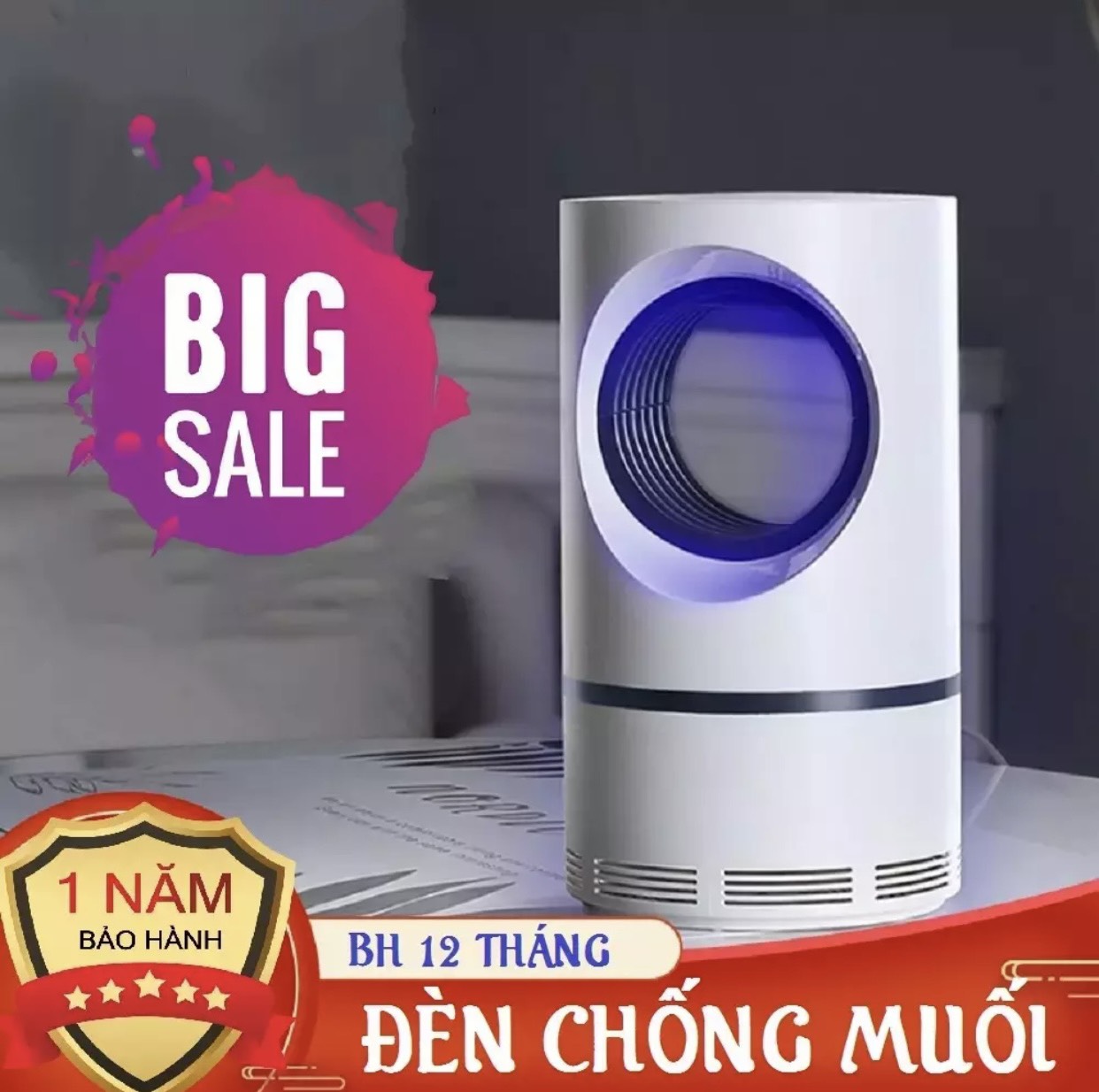 Đèn Bắt Muổi Thông Minh Thế Hệ Mới, Máy Bắt Muỗi Tự Động Hiệu Quả Cao Lên Đến 99%