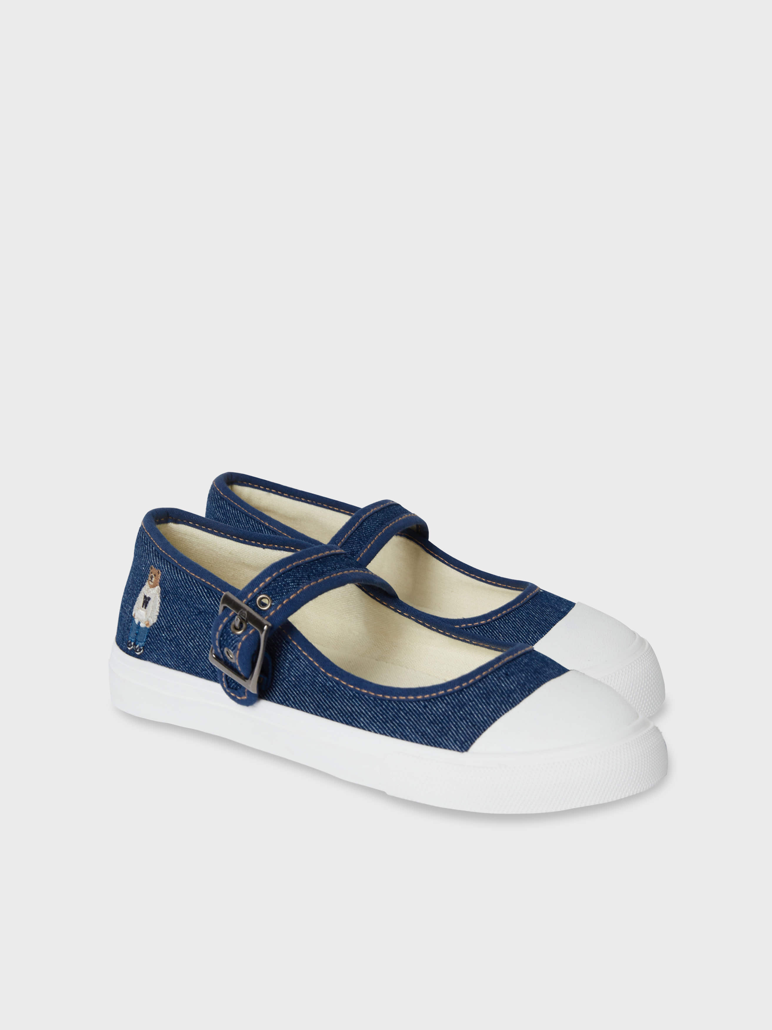 WHOAU Giày búp bê nữ Steve Strap Sneakers_WHPGF4921A
