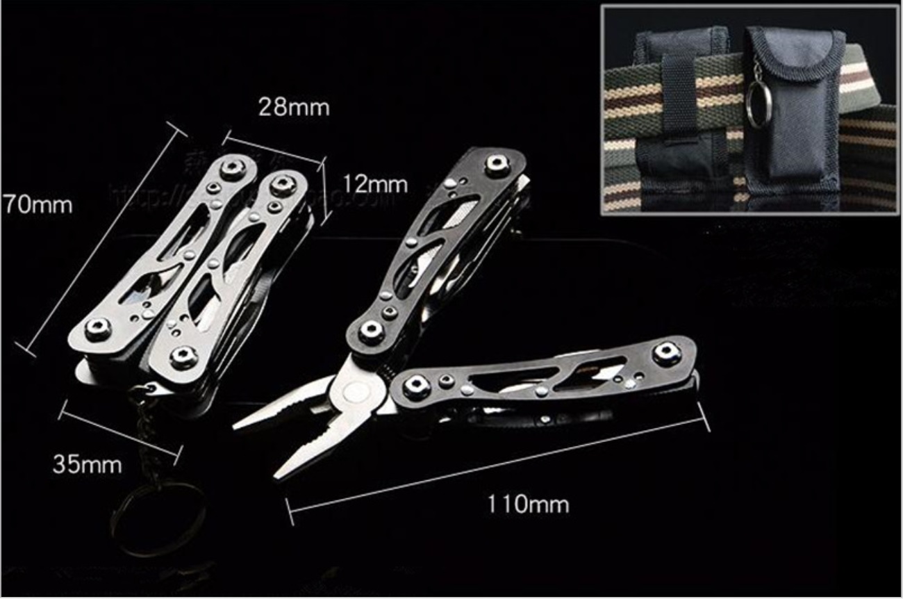 Kìm đa năng gấp gọn bỏ túi 9 in 1