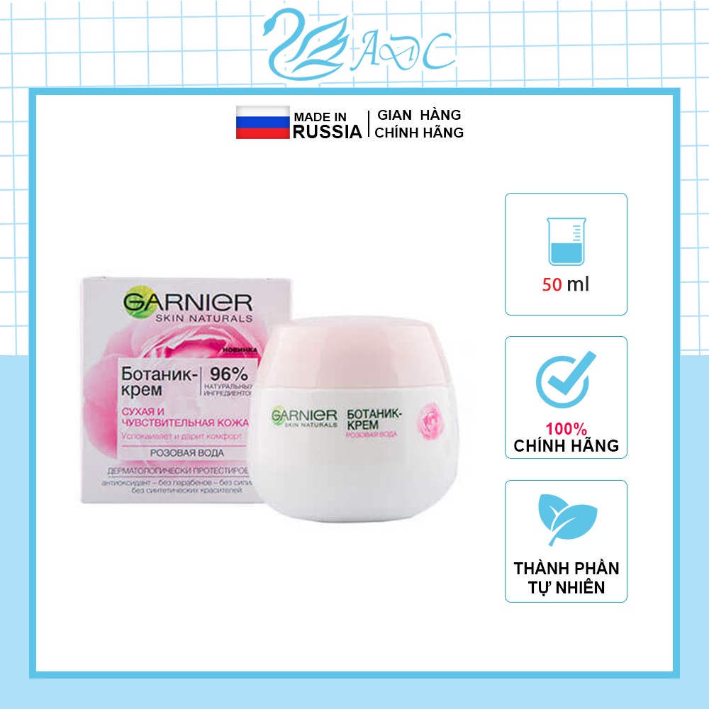 Kem dưỡng ẩm GANIER 24h hỗ trợ quá trình tái tạo tự nhiên cho làn da của bạn, dung tích 50ml