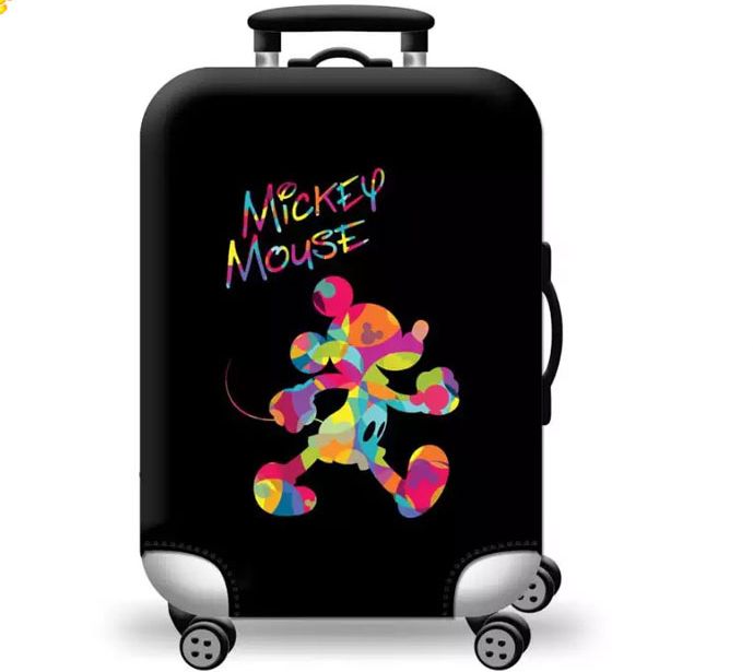 HOÀN TIỀN 15% - Túi bọc bảo vệ vali -Áo vỏ bọc vali - Chuột Hoạt Hình H111 Size S M L XL HPValiOEM