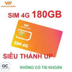 FREESHIP - CHƯA KÍCH HOẠT. [HCM]Sim 4G vietnamobile 180GB UP-0đ