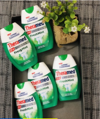 Kem đánh răng theramed 2in1 nội địa đức