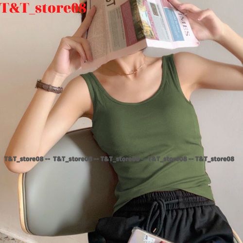 Áo thun ba lỗ , sát nách nữ chất cotton co giản mềm min thóang mát T&T_store