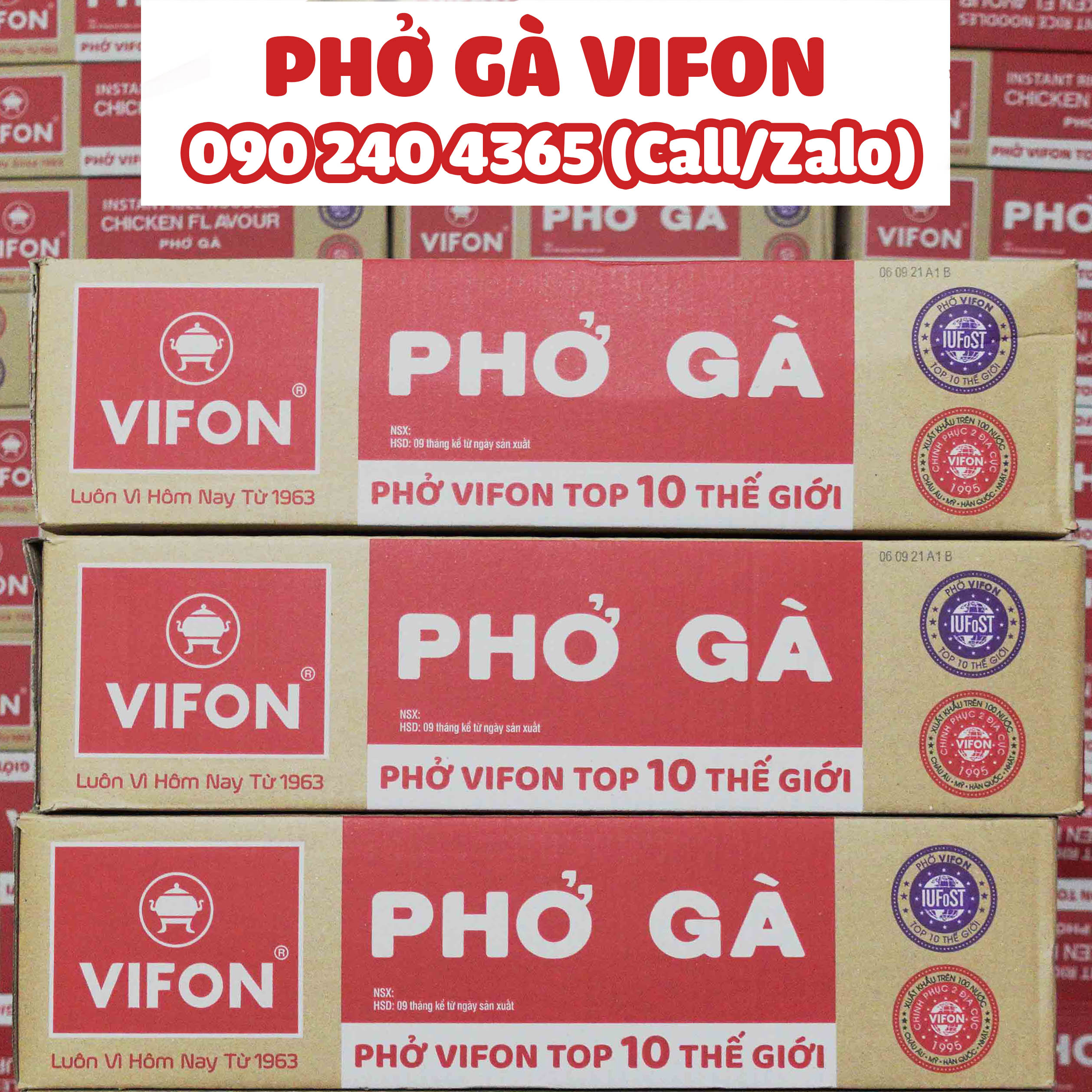 THÙNG PHỞ GÀ VIFON - 30 GÓI