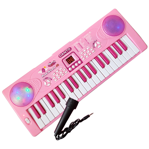 Đàn piano 3701 có mic Hộp đàn organ pin 37 phím kèm micro Đồ chơi âm nhạ Đàn cho bé Đàn có kèm Micro bé vừa tập đàn tập hát Đàn
