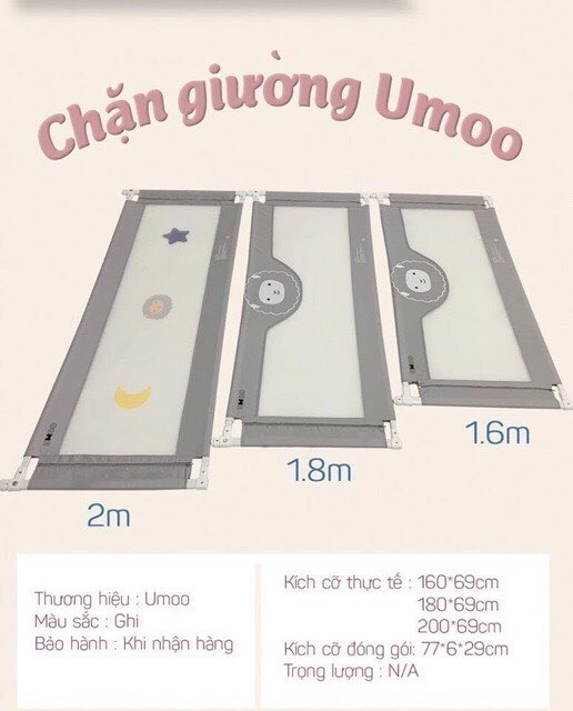 Thanh chắn giường umo