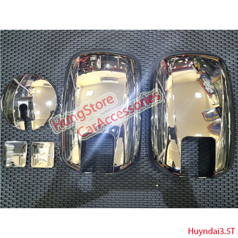 Bộ 3 ốp gương xe tải Huyndai 3,5T hàng nhập khẩu siêu bền,đẹp,dễ lắp đặt