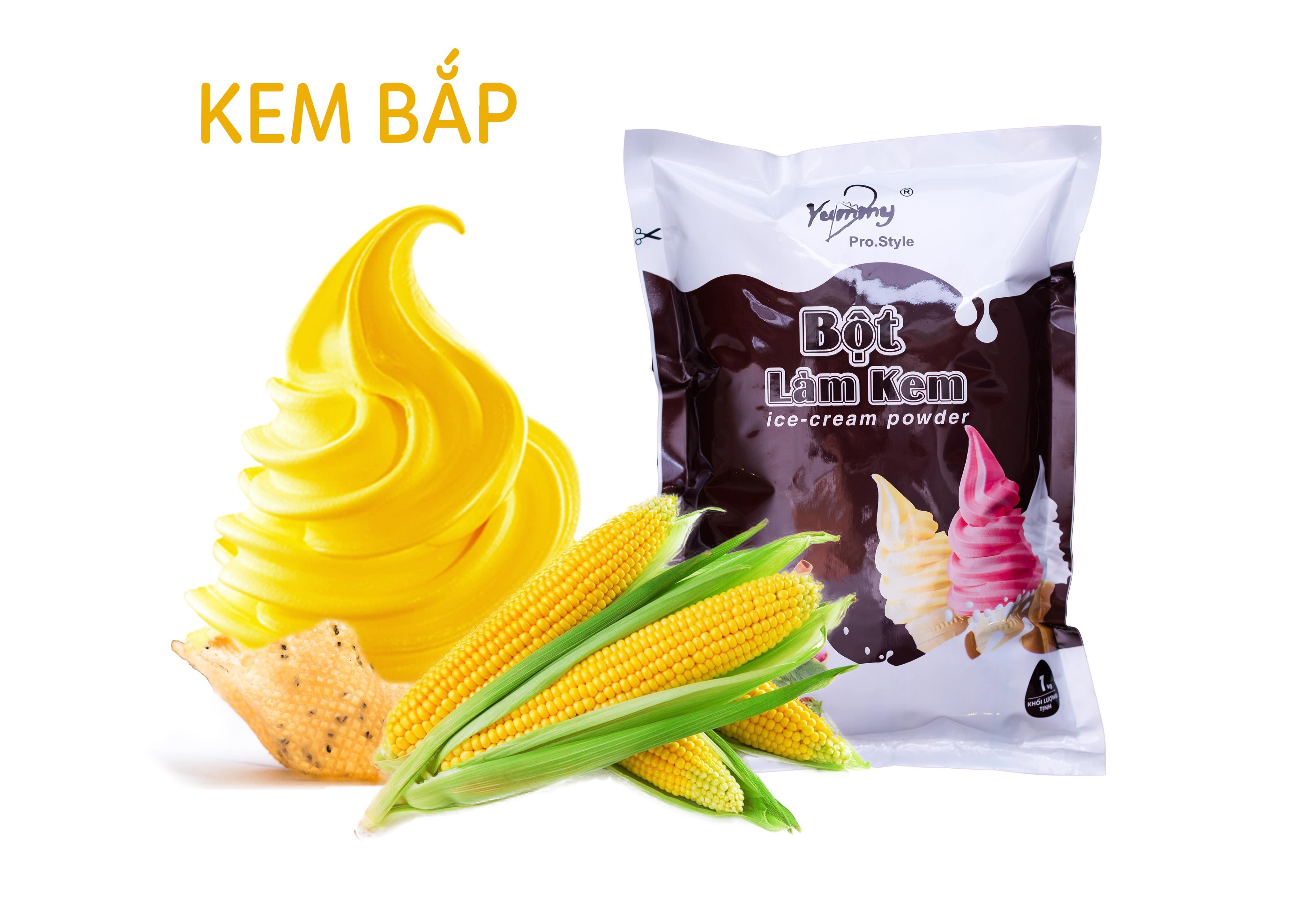 Bột làm kem tươi hương bắp