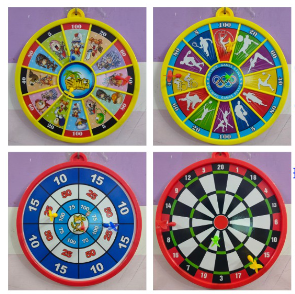 Đồ chơi phi tiêu nam châm - bảng kèm 3 phi tiêu nam châm chất liệu nhựa an toàn cho bé