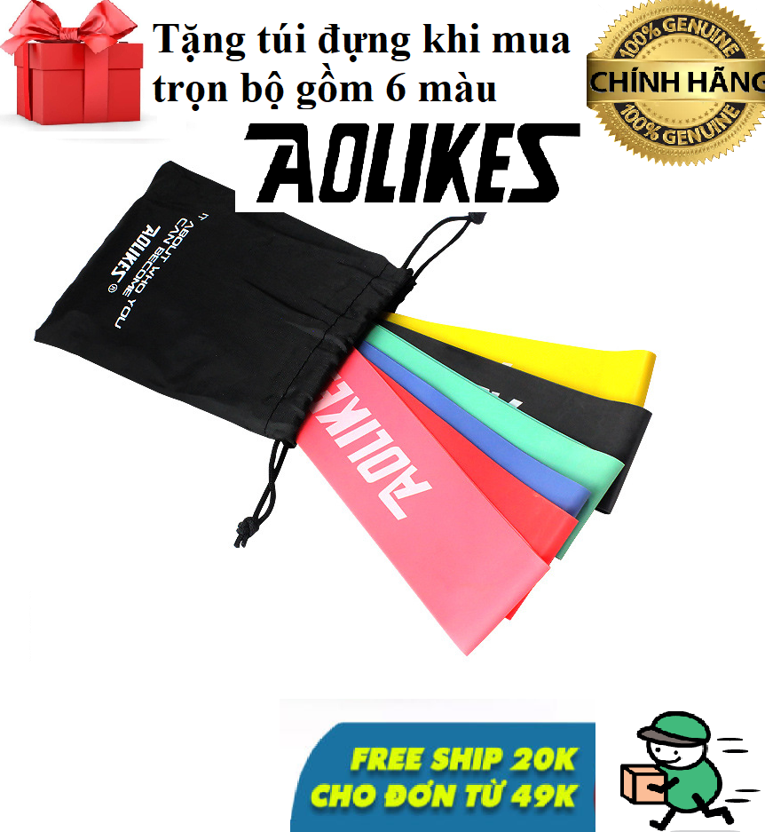 Dây mini Band, Dây miniband cao su kháng lực Aolikes tập chân mông,tập đùi A 3601