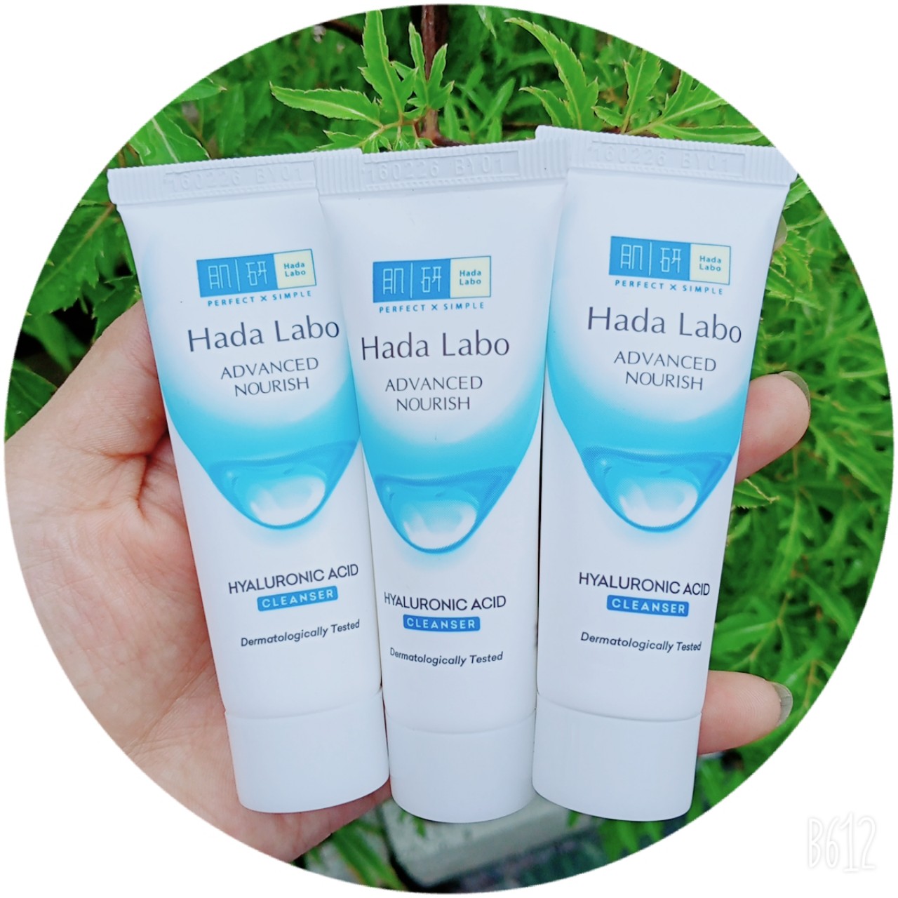 3 Tuýp Sữa rửa mặt Hada Labo dưỡng ẩm tối ưu 15g