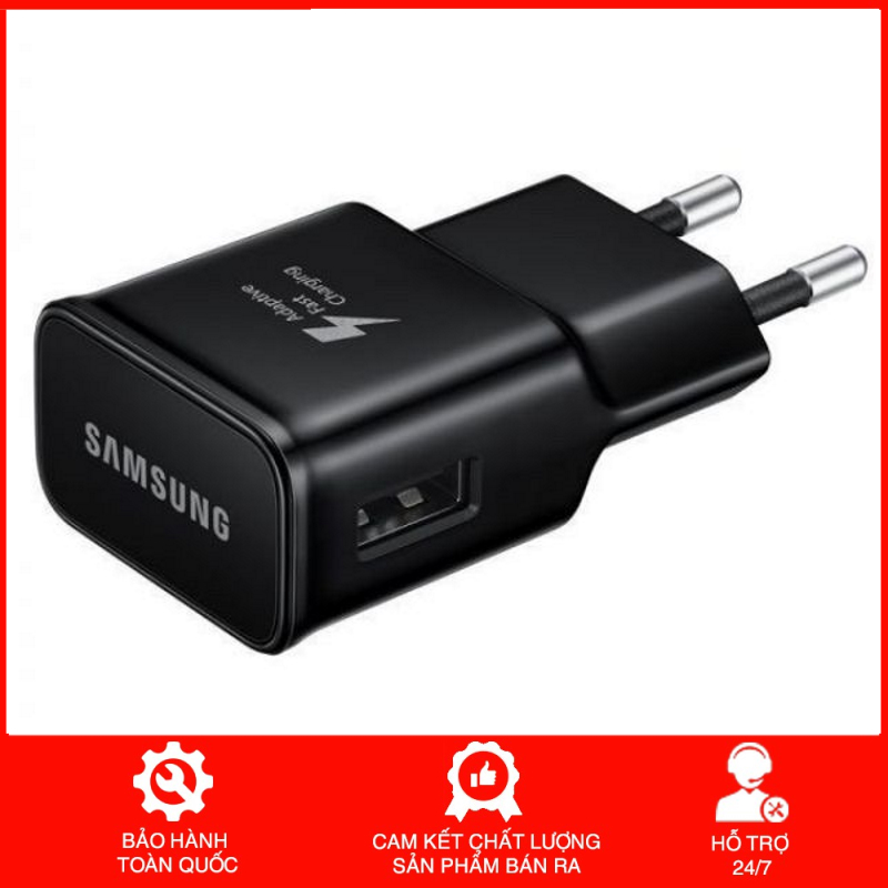 Củ sạc nhanh samsung s10 quickcharge 3.0 9v-1.67a - Cam kết sạc nhanh cho các dòng máy android