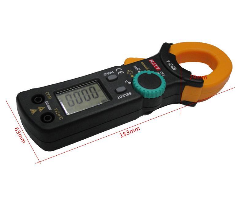 Ampe kìm kẹp mét njty t-26a đo được nhiệt độ.