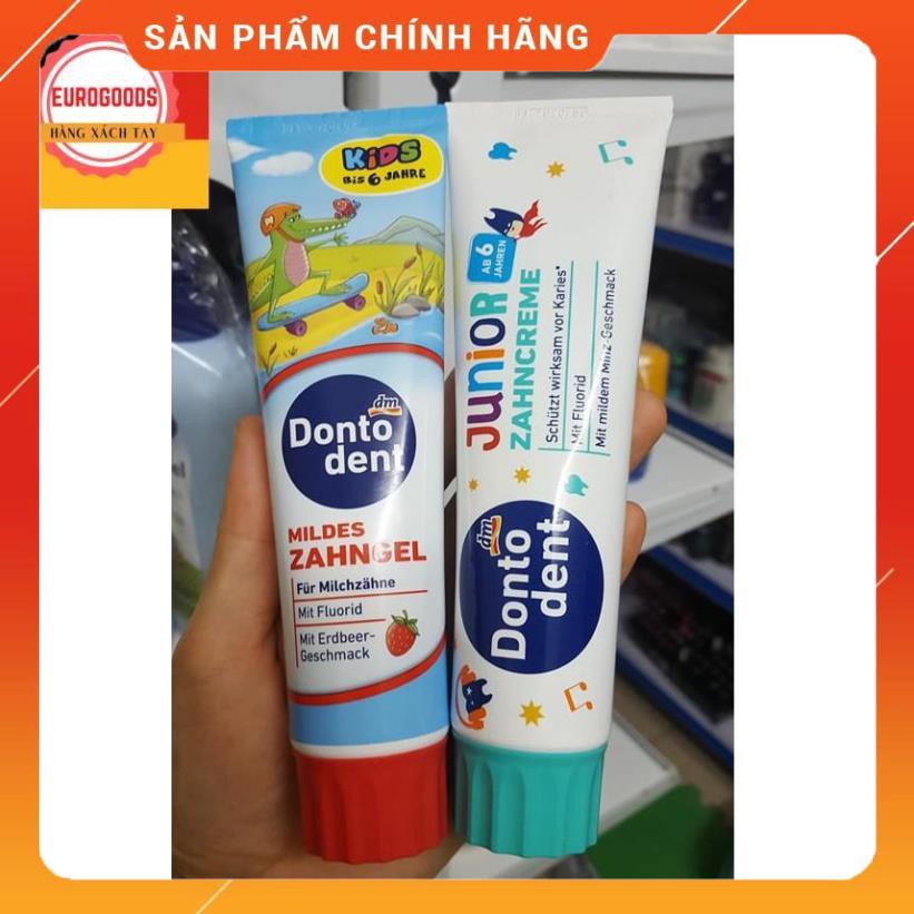 Kem đánh răng Dontodent cho trẻ, hàng Đức-Bis 6 Jahre dưới 6t