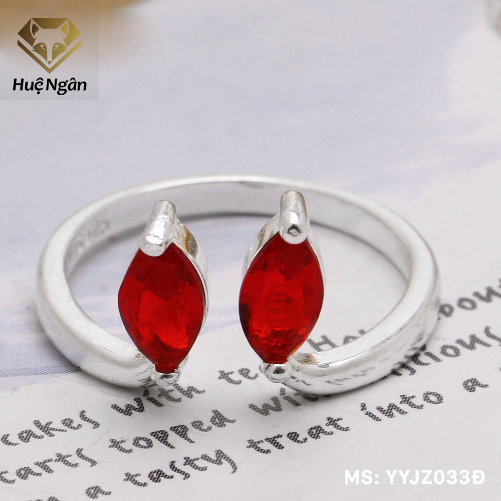 Nhẫn nữ trang sức bạc ý 925 huệ ngân - vòng kim cô yyjz033