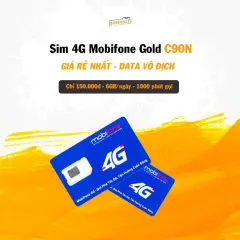Sim 4G 10 số Mobifone C120N Tặng 60GB + Miễn phí nội mạng dưới 20p + 50p ngoại mạng Mobifone