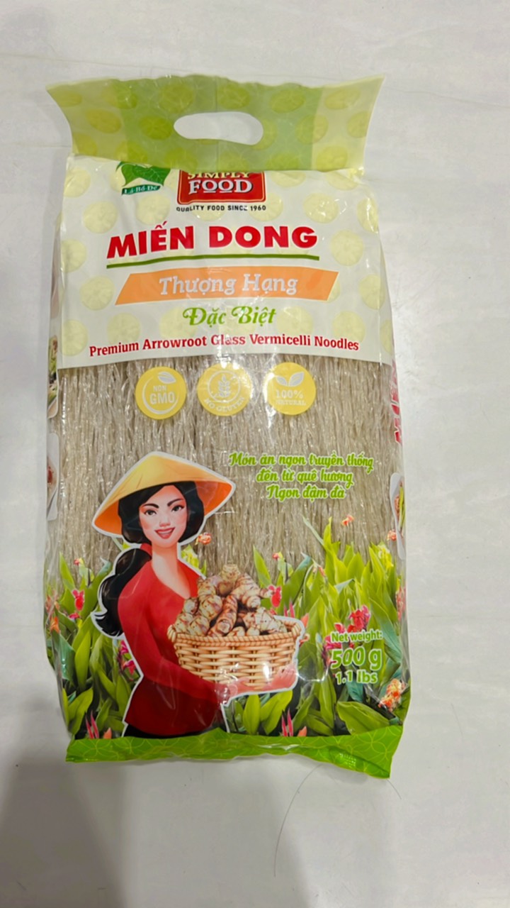 Miến Dong Xuất Khẩu Loại A Thượng Hạng - Premium Arrowroot Glass Vermicelli Noodles