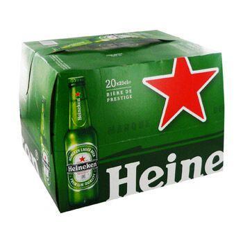 Thùng 20 chai Heineken nhập khẩu Pháp