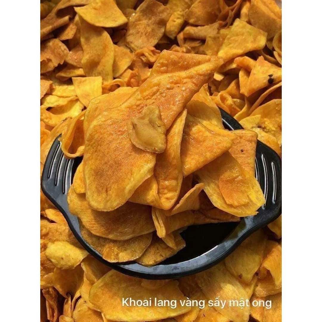 Khoai lang vàng đà lạt sấy mật ong - siêu ngon 500g