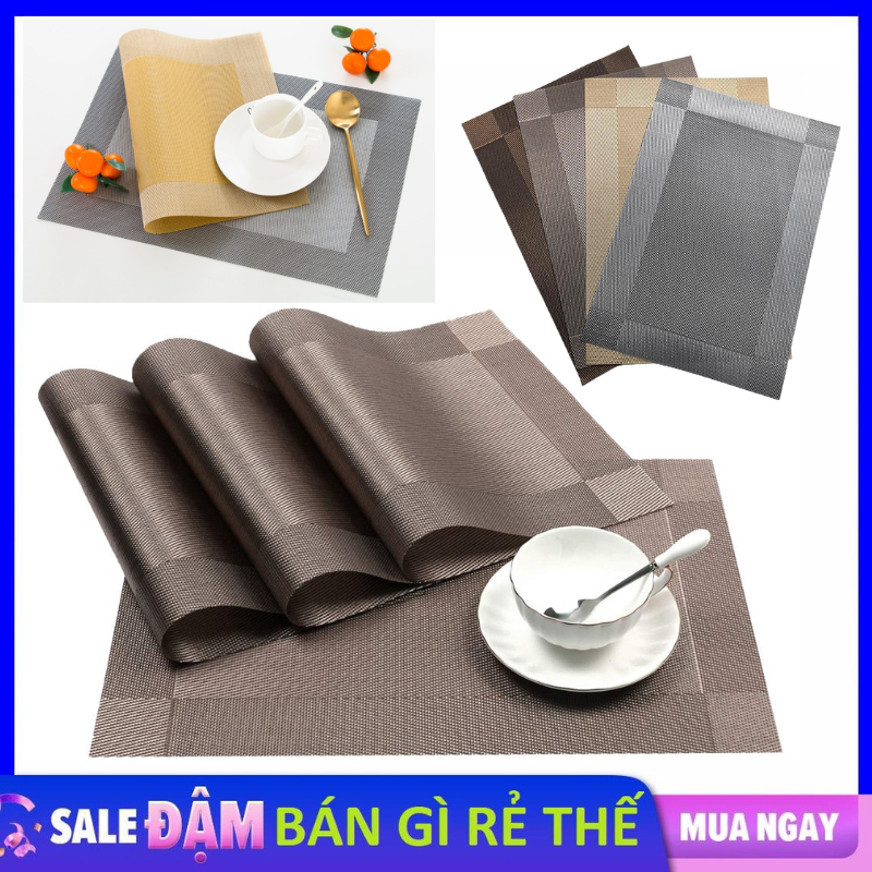 Khăn trải bàn không thấm nước trang trí bàn 90 x 137cm - khăn trải bàn pvc hình chữ nhật không cần giặt chống dầu chống thấm nước tiện lợi
