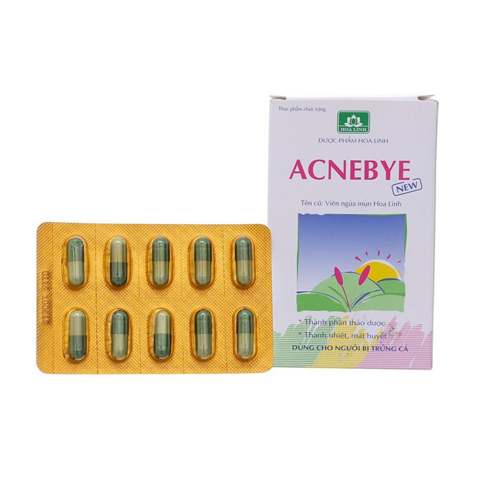 Viên trứng cá acnebye new hộp 30 viên