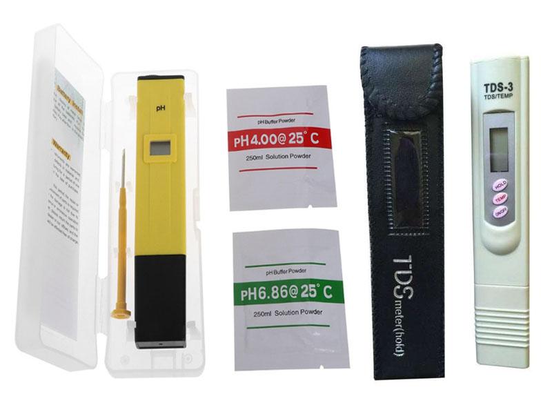 Combo bút đo độ PH và bút thử nước TDS-3 kèm bao da