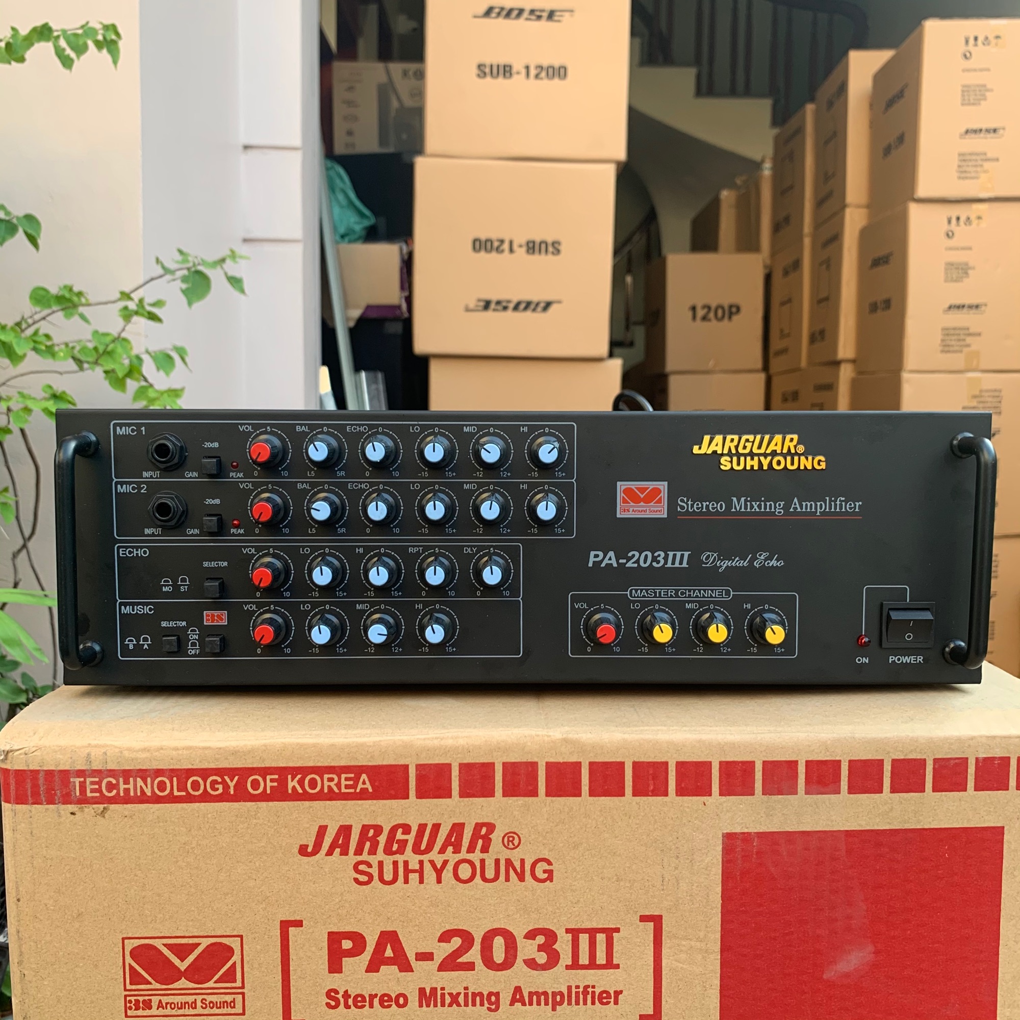Amply Jarguar PA 203III - 8 sò Hàn quốc - Âm thanh hay, đánh khoẻ, karaoke rất hay