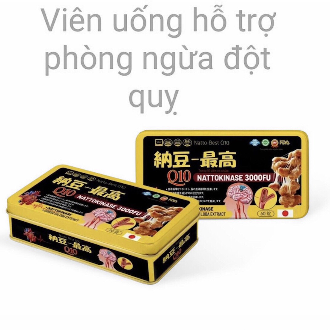 Viên uống chống đột quỵ Natto - Best Q10