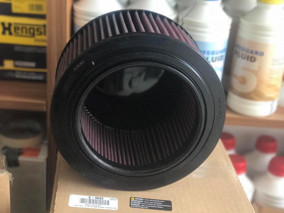 Lọc gió động cơ K&n cho Ford Ranger 2.2 3.2 2.5 (2011-2019), Mazda BT50 3.2 2.2 (2012-2019), Wildtrak 2017 mã KN E-0662