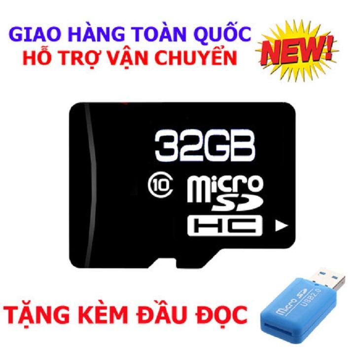 Thẻ nhớ 32g class 10 micro sd hc lưu trữ cực khủng