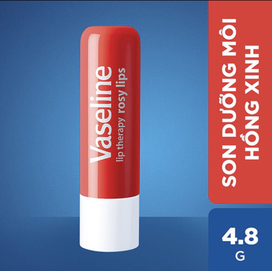 Son Dưỡng Môi Vaseline Hồng Xinh Lip Therapy Rosy Lips Stick 4.8g