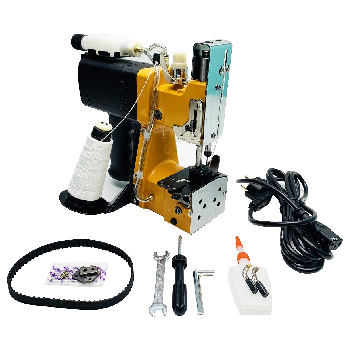 Máy khâu bao mini - Máy khâu bao công nghiệp tra dầu tự động GK9-618