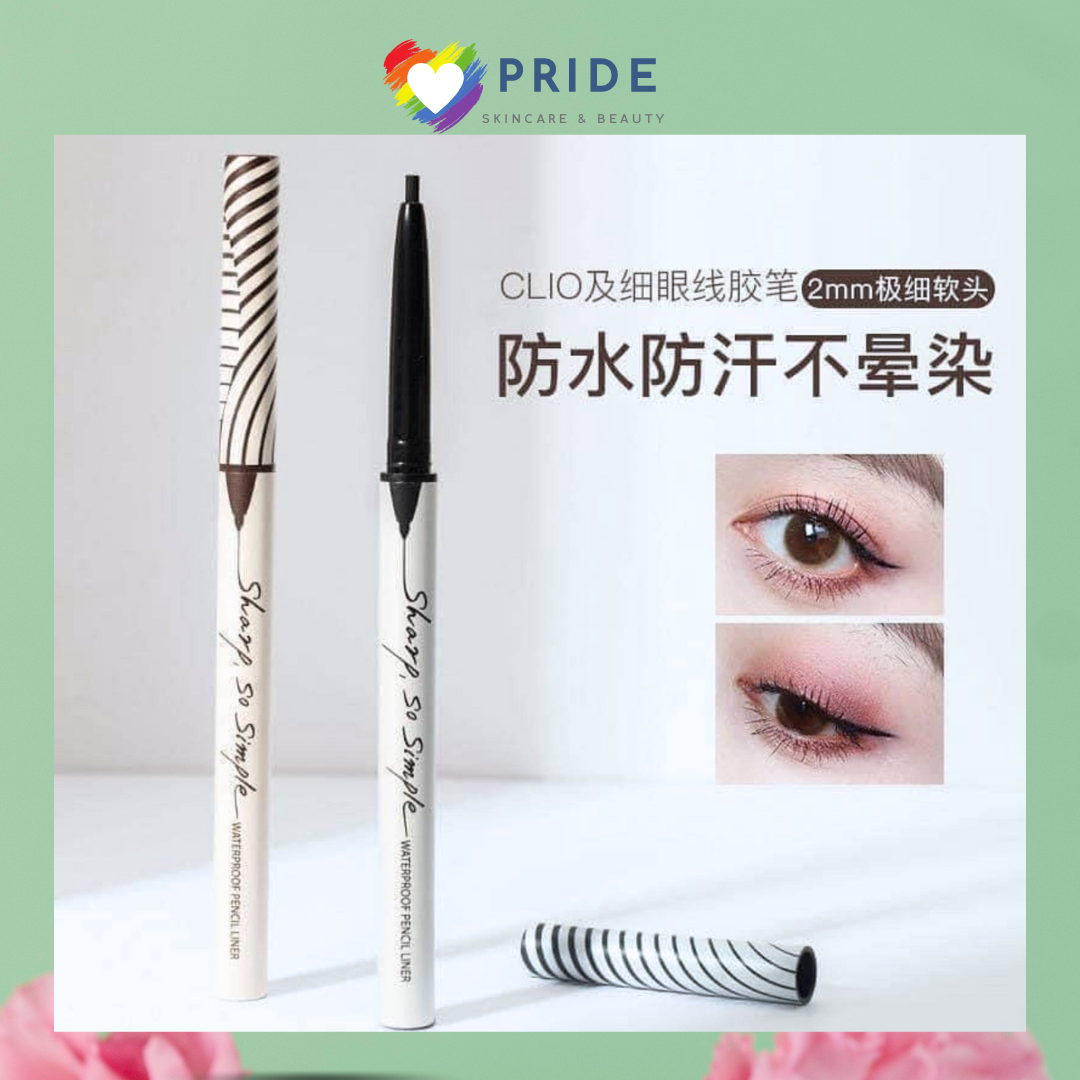 Chì Kẻ Viền Mắt Clio Sharp So Simple Waterproof Pencil Liner 0.14g